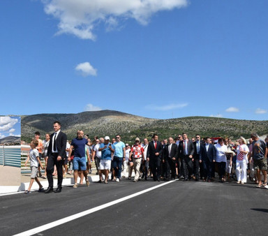 Predsjednik Vlade pustio u promet novi čiovski most