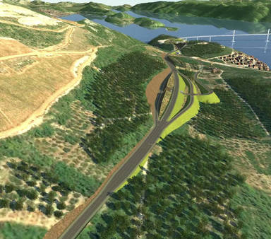 Objavljena 3D simulacija buduće ceste preko Pelješca