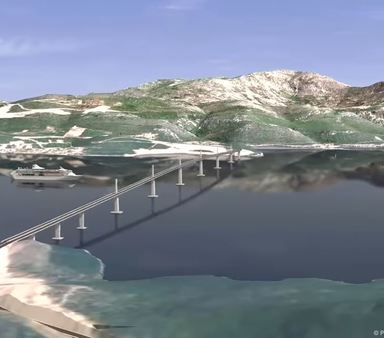 Hrvatske ceste objavile 3D prikaz Pelješkog mosta i pristupnih cesta