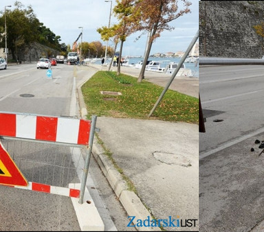 ZADAR: Rekonstrukcija ceste i dovršetak obnove obalnog zida u Jazinama